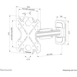 Soporte TV Neomounts 12597275000 32-55" 32" 55" 40 kg