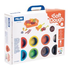 Milan Pasta Blanda Soft Dough - Maletín 8 Botes 59 gr Colores Surtidos + 13 Herramientas Barbacoa Precio: 11.49999972. SKU: B18SLDCQYM