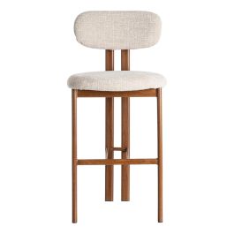 Taburete 75 cm Beige Tejido-Metal 50 X 47 X 109 cm