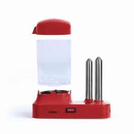 LIVOO DOC238RC Máquina para Perritos Calientes 340W - Cocción al Vapor - Capacidad para 6 Salchichas - Lista en 15 Minutos - Apto Lavavajillas