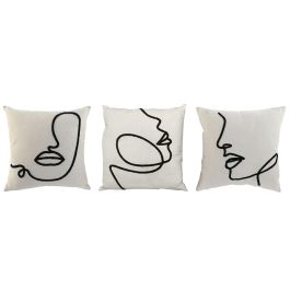 DKD Home Decor Cojin Natural 45 x 45 x 15 cm (3 Unidades) Precio: 26.49999946. SKU: B1GLKCT2JZ