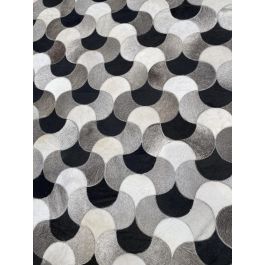 DKD Home Decor Cojin Colonial Negro Gris Piel Poliester 40 x 10 x 40 cm (4 Unidades)