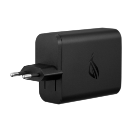 ASUS AC140-01 3C1A Cargador USB-C GaN 140W con Carga Rápida y 3 Puertos Tipo C, Negro EU+UK