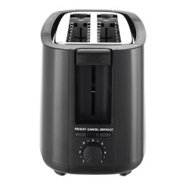 Edm Tostadora Black Design Doble Ranura Larga 1400W, Función Calentar/Descongelar, Superficie Tacto Frío, Negro Edm Tostadora Black Design Doble Ranura Larga 1400W, Función Calentar/Descongelar, Superficie Tacto Frío, Negro