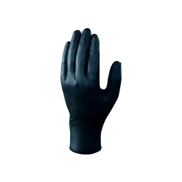 Deltaplus Guantes de Nitrilo Químico Desechable No Empolvado Talla 6/7 Color Negro Caja de 100 Unidades Precio: 13.50000025. SKU: B19BMPWEME