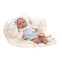 Muñeca reborn arias 40 cm ian azul c/manta Precio: 77.89000021. SKU: B1GFCWFPCT