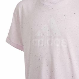 Camiseta de Manga Corta Infantil Adidas G Fi Bl Rosa