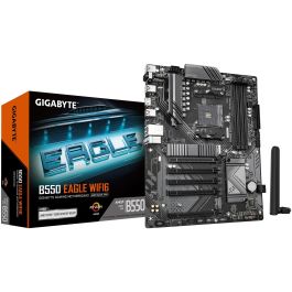 Gigabyte 9MB55EGW-00-G10 Placa base B550 EAGLE WIFI6, Socket AM4, Chipset AMD B550, DDR4 3200MHz, WiFi 6 (802.11ax), Bluetooth 5.3, PCIe 4.0/3.0 M.2, ATX Precio: 127.89000015. SKU: B17V2YEL69
