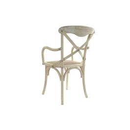 Silla de Comedor DKD Home Decor Blanco Multicolor 55 x 57 x 92 cm 55 x 47 x 92 cm
