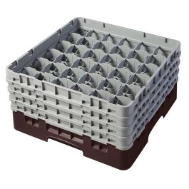 CAMBRO - 36S800-163 - Cesta de lavado 36 comp. 4 alturas - 7,2 cm Ø máx. - alt. máx. 21,7 cm - 50 x 50 x 26,7 cm - Rojo Precio: 94.50000054. SKU: B1GLZY9EKE