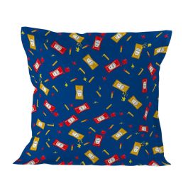 Funda de almohada HappyFriday Baleno Teen Blue Hotdog Multicolor 80 x 80 cm Precio: 7.49999987. SKU: B1DV8TBK8B