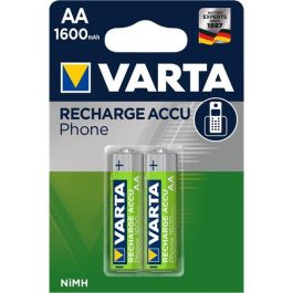 Varta T399B Batería Recargable AA NiMH 1.2V 1600mAh - Paquete de 2 Unidades Precio: 20.50000029. SKU: B1593X9TPK