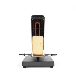 Livoo DOC314 Máquina de raclette tradicional 600W para 6-8 personas, porta quesos extraíble 360° y 2 espátulas