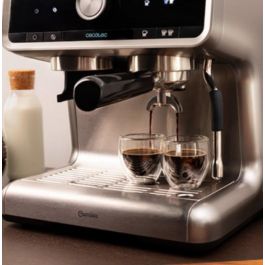 Cecotec 01589 Cafetera Eléctrica Semi-automática Power Espresso 20 Barista Cream con Molinillo Integrado 2.5L 20 Bares