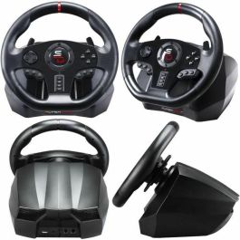 Subsonic Volante de Carreras GS850-X con Cambio Manual, 3 Pedales y Levas para PS4 / Xbox