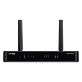 LANCOM 1800VAW Router Inalámbrico, Negro, DSL, LAN, WAN, WLAN, 3 dBi Antena Externa, 5 Puertos Ethernet