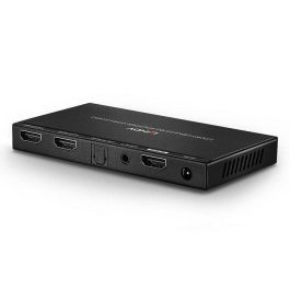 Lindy 2 Port HDMI 18G Splitter with Audio and Downscaling Lindy 2 Port HDMI 18G Splitter with Audio and Downscaling
