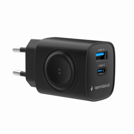 Gembird TA-UC-PDQCW20-01-BK Cargador Móvil Universal USB-C Carga Rápida Interior Negro con Protecciones Precio: 12.79000008. SKU: B1HAAHNT64