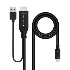 NANOCABLE CABLE CONVERSOR HDMI A USB-C, HDMI/M-USB-C/M 1.8 M Precio: 18.49999976. SKU: B1DTNTKHDP