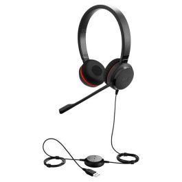 Jabra Auriculares USB Profesionales con Micrófono de Cancelación de Ruido, Aislamiento Pasivo y Control de Llamadas Plug&Play