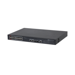 (Dh-Pfs4218-16Et-240-V3) Dahua Switch L2 Hi-Poe Gestionable 16 Puertos 10/100 + 2 Combo Gigabit/Sfp Uplink