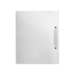 Liderpapel Carpeta Canguro 2 Anillas 40 mm Polipropileno DIN A4 Transparente