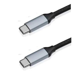 Elbe CA-1501-TCC Cable Tipo-C a Tipo-C 1 Metro Negro USB 3.2 Gen 1*2 10Gbps Elbe CA-1501-TCC Cable Tipo-C a Tipo-C 1 Metro Negro USB 3.2 Gen 1*2 10Gbps
