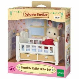 Sylvanian Families 5017 Cama de chocolate para conejo bebé con barrera, manta, almohada y peluche - Juego para niñas +4 años Precio: 27.50000033. SKU: B17WCH2RA2