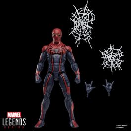 Hasbro Figura Spider-Man Peter Parker Velocity Suit Marvel Legends Gamerverse 15 cm con 4 Accesorios Articulada