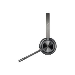 Poly 77Z00AA Auriculares Inalámbricos Voyager 4320 para Microsoft Teams con Adaptador USB BT700, Micrófono, Bluetooth, Negros, Soporte de Carga