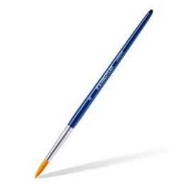 Staedtler 989-SBK3-3 Juego de 3 Pinceles para Bellas Artes, Lengua de Gato, Sintético