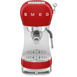 Smeg ECF02RDEU Cafetera Espresso de Estilo Años 50 Roja