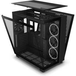 NZXT NZX1690884269198 Caja de torre media H9 Elite, Vidrio templado, Flujo de aire óptimo, Negro
