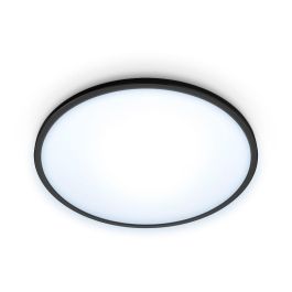 Plafon led inteligente 16 W 1500lm ø292 mm marco negro Precio: 86.49999963. SKU: S7910747