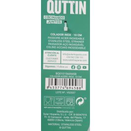 Quttin Colador de Acero Inoxidable, 10 cm (24 Unidades)