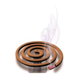 Massó Espiral anti-mosquitos Preben 231453, protege 15m² con praletrina, menos monóxido de carbono