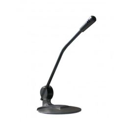 Ewent Micrófono Multimedia Ew3550 para grabación y llamadas, diseño compacto, soporte ajustable, conexión Jack Stereo 3.5mm