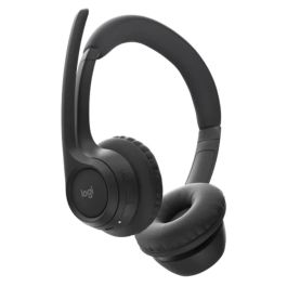 Logitech Auriculares Inalámbricos Zone 300 para Oficina/Centro de Llamadas, Binaurales, Negro, Bluetooth 5.3