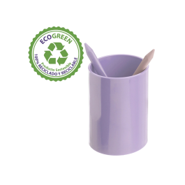 Archivo 2000 Portalápices Ecogreen Malva Pastel Reciclado 75x105 mm