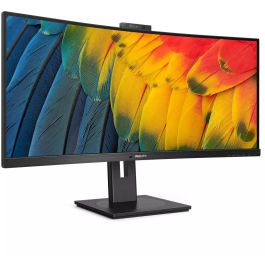 Philips 34B1U5600CH Monitor de 34" Wide Quad HD VA Curvo con USB-C, HDMI, DisplayPort, Cámara web, Micrófono y KVM