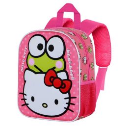 Sanrio Hello Kitty Mochila Preescolar 3D Rosa 7L - Diseño Hello Kitty con Relieve Frontal, Espalda y Correas Acolchadas, Bolsillo Malla Precio: 14.58999971. SKU: B1B63NRQLP