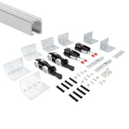 Terno ART. 3480 Kit Herrajes Puerta Corredera HIDE 250kg con Guía y Perfil 3M para 1 Puerta de Madera Precio: 231.78999943. SKU: B1HE4EQ9M9