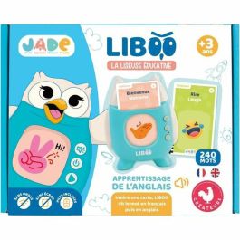 Liboo JAD3301041415097 E-reader JADE Juego Educativo Bilingüe Francés Inglés con 240 Palabras
