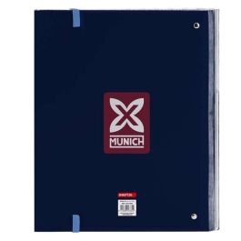 Carpeta de anillas Munich Royal Azul 27 x 32 x 3.5 cm