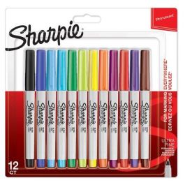 Sharpie Rotulador Permanente Punta Ultrafina, Blíster de 12 Unidades Precio: 8.98999992. SKU: B13JFV9LZY