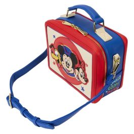 Loungefly Bolso Mickey and Friends Classic Disney Mini Mochila Piel Vegana con Tirantes Ajustables y Cremallera
