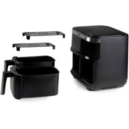 Freidora de aire caliente Domo - DO537FR - 2 x 4 L - 85 ° A 200 ° - 8 Programas automáticos - L40 x W 40 x H 36 cm Freidora de aire caliente Domo - DO537FR - 2 x 4 L - 85 ° A 200 ° - 8 Programas automáticos - L40 x W 40 x H 36 cm