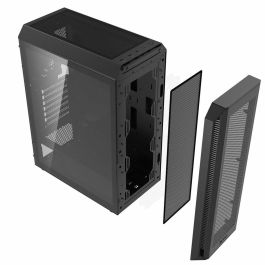 XPG VALOR AIR PLUS Caja PC Midi Tower Negra con Ventana Lateral, Filtro Antipolvo, 3x 120mm Ventiladores, USB 3.2 y Soporte ATX