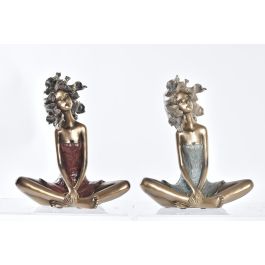 DKD Home Decor Figura Decorativa Moderna de Chica en Resina, Colores Dorado y Rojo, Pack de 2 Unidades – 9 x 23 x 20 cm Precio: 18.05562. SKU: S3030090