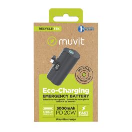 Powerbank Muvit for Change DP53D-R-PD Negro 5000 mAh